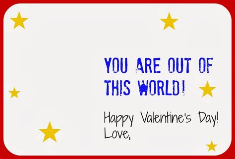 Toddler Approved You Are Out Of This World Valentines For Friends