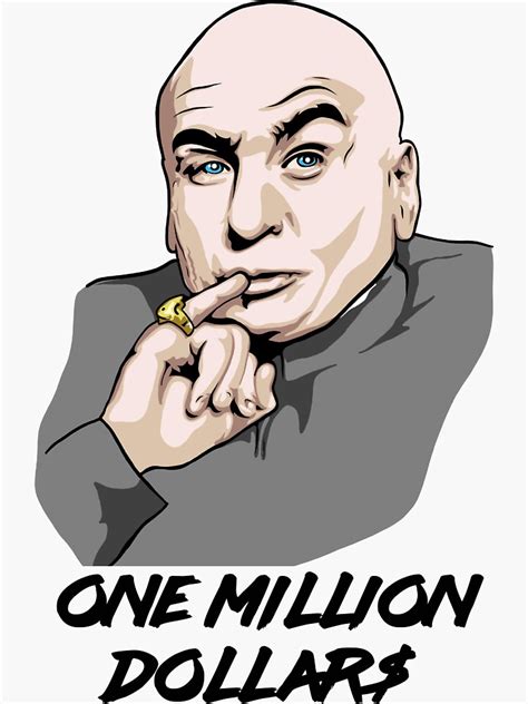 One Million Dollar Sticker For Sale By Raven Patrice Redbubble