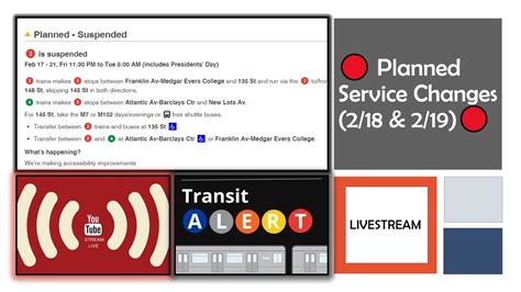 🔴mta Planned Service Changes 218 And 219 Livestream 🔴 Youtube