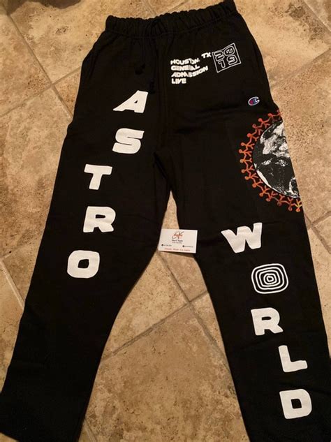 Travis Scott Travis Scott Astroworld Festival World Globe Sweatpants