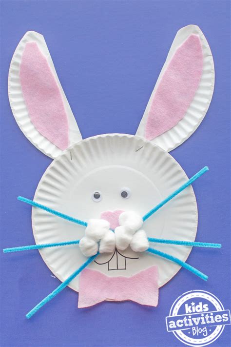 Super Cute Paper Plate Bunny Craft For Easter Kids Social Media Bio