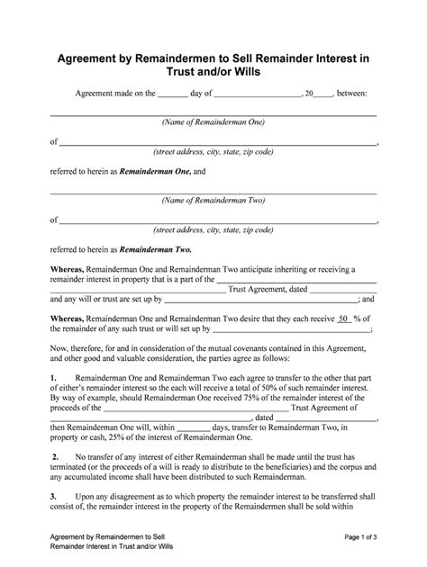 What Happens If The Remainderman In A Life Estate Deed Form Fill Out