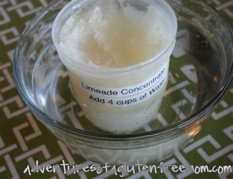 Homemade Limeade Concentrate Adventures Of A Gluten Free Mom