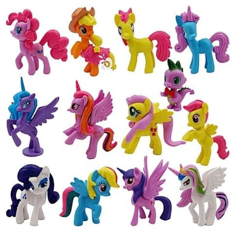 Jual My Little Pony Topper Kue Cake Figure Set 13 Mainan Toppers Kuda