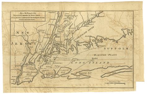 Map Of Metro New York In 1776 Rnyc