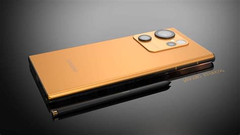 Stunning Gold Colored Galaxy S23 Ultra Concept Appears