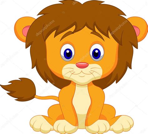 Cute Lion Cartoon Stock Vector Image By ©tigatelu 32224901