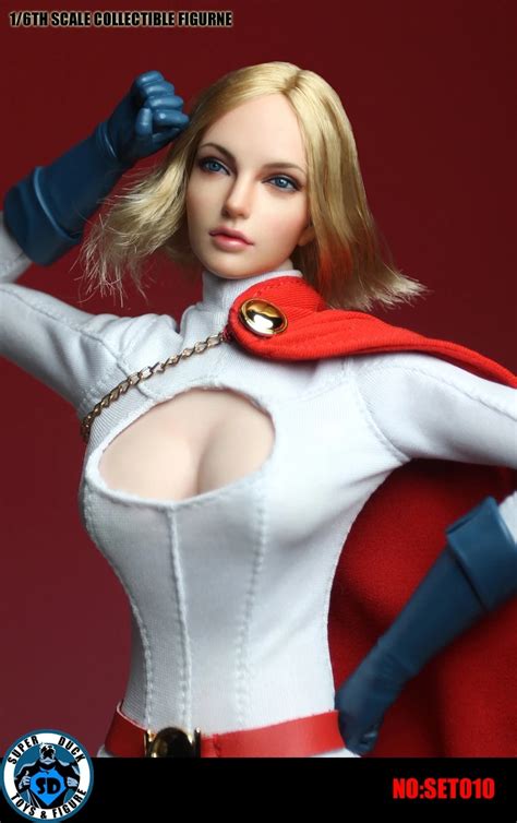 Superduck Power Girl Seamless Phicen Figure Complete Set Ship From Usa Tv Movie Video