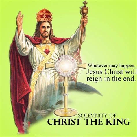 Solemnity Of Christ The King 34th Sunday In Ordinary Time November