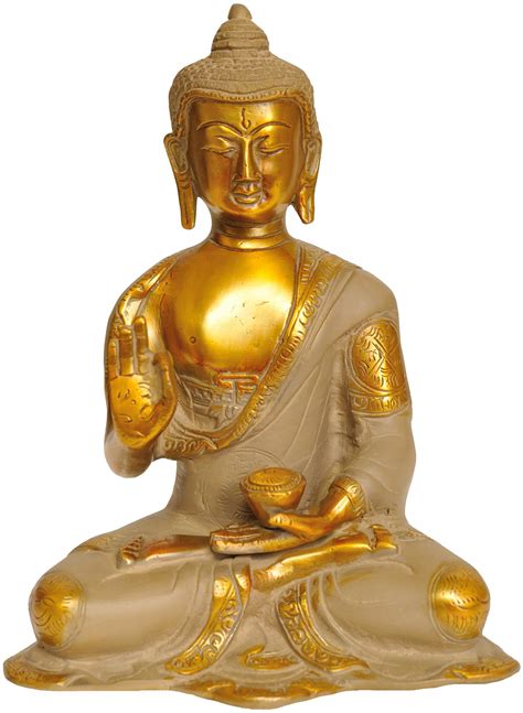 The Resplendent Buddha His Hand In Vitarka Mudra