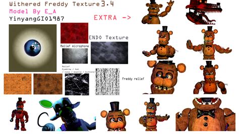 Fixed Texture Withered Freddy 34 By Yinyanggio1987 On Deviantart