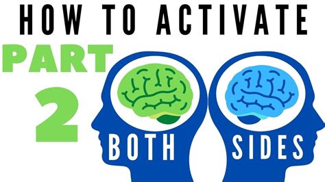 How To Activate Both Sides Of Your Brain 50 Seconds Activity