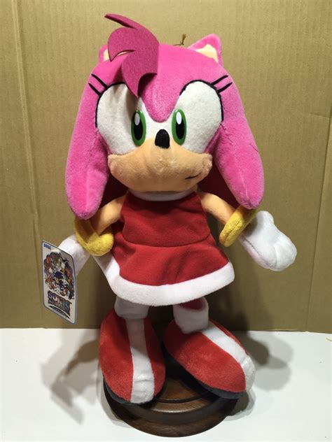 Sonic Adventure Amy Rose Plush Sonic The Hedgehog 2000 Sega Rare