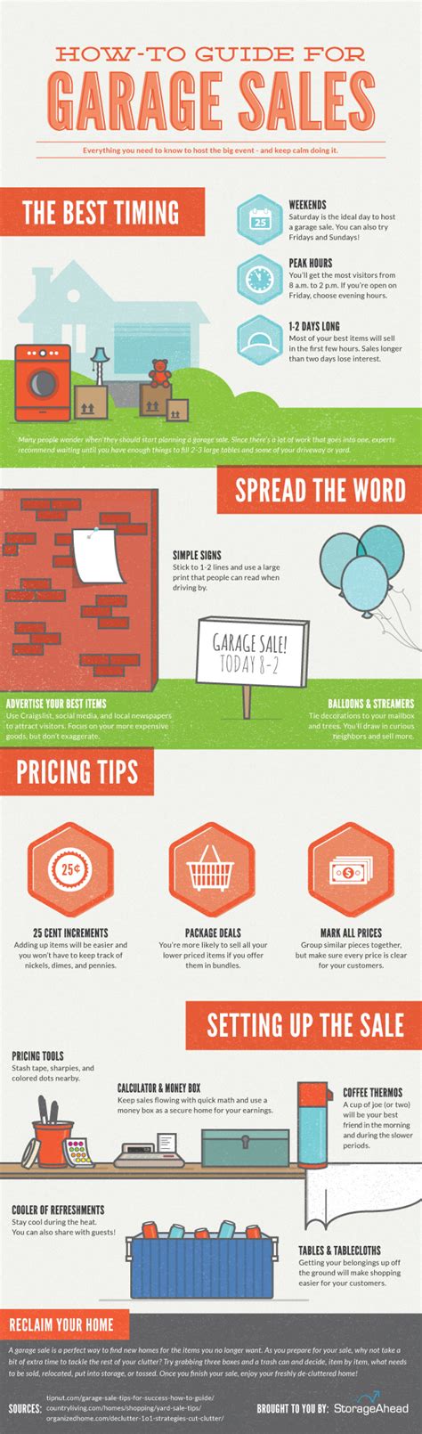 How-To Guide For Garage Sales | Infographic-Directory.com