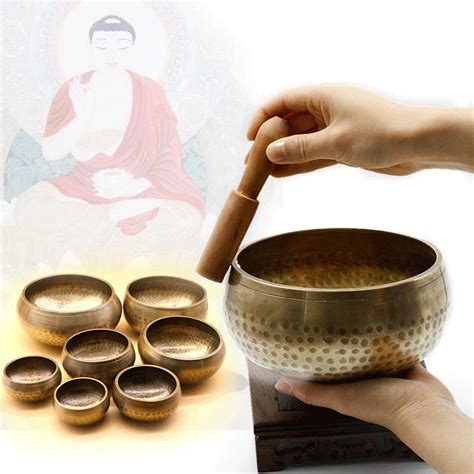 Copper Meditation Singing Bowl Tibetan Yoga Singing Bowl Himalayan Hand Hammered Chakra