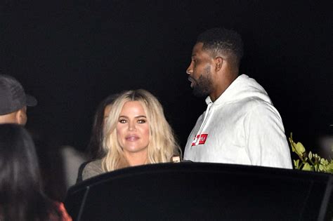 Khloé Kardashian And Tristan Thompson Kiss After Date Night