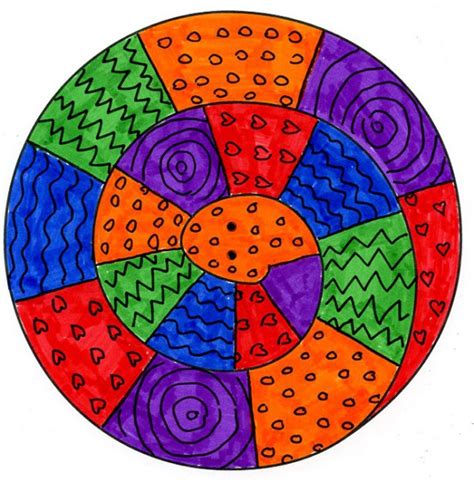 Stay positive and keep on colouring! Pattern Coil Snake - Art Projects for Kids