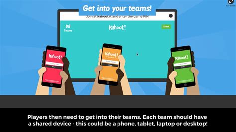 How To Launch A Game Of Kahoot In Team Mode Youtube