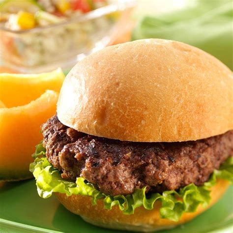 Beef burger is so popular stacked all around the world.it is so tasty and delicious.this this beef burger. Teriyaki Beef Burgers Recipe | Taste of Home