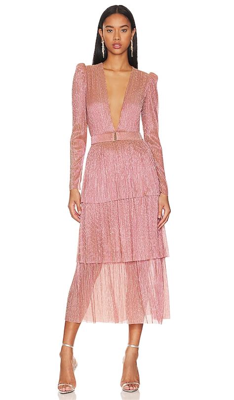 Sabina Musayev Carry Dress In Pink Lemonade Modesens