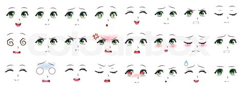 Manga Expression Anime Girl Facial Expressions Eyes Mouth And Nose