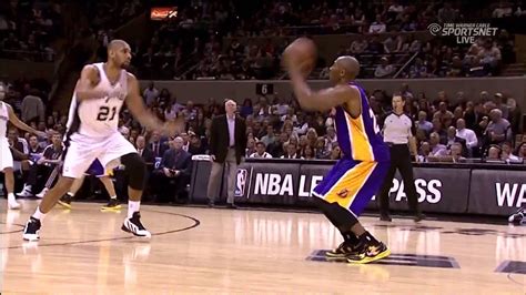 Enjoy your viewing of the live streaming: 01 09 2013 Lakers vs Spurs Kobe Bryant Activates Black ...
