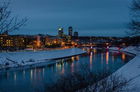 Vilnius Lithuania Winter Evening 2015 Beautiful Winter Pictures