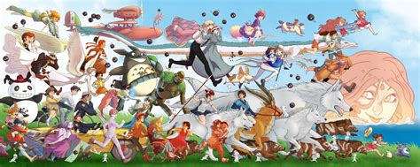 Studio Ghibli Art Desktop Wallpapers On Wallpaperdog