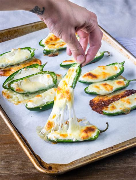 Easy Low Carb Baked Jalapeno Poppers Recipe No Diets Allowed
