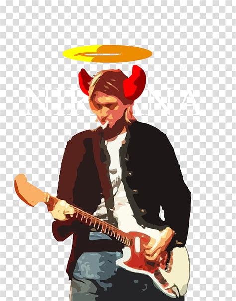 Kurt Cobain Angel Or Demon Transparent Background Png Clipart Hiclipart