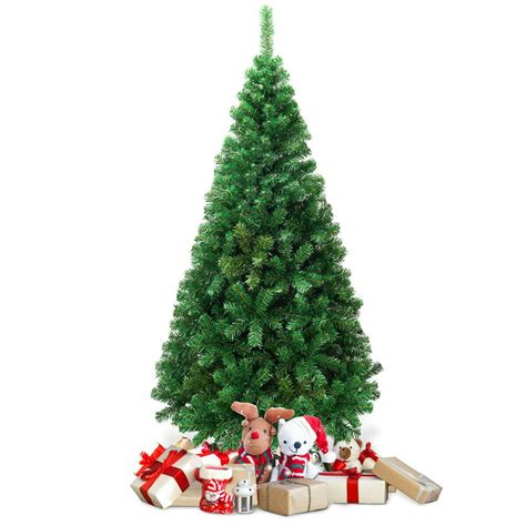 6ft Artificial Pvc Christmas Tree Wstand Holiday Season Indoor Outdoor