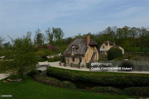 In The Park Of Versailles Palace The Hamlet Of Queen Marie Antoinette