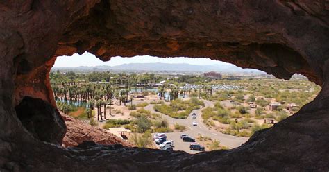 Hike To The Hole In The Rock At Papago Park Phoenix Arizona