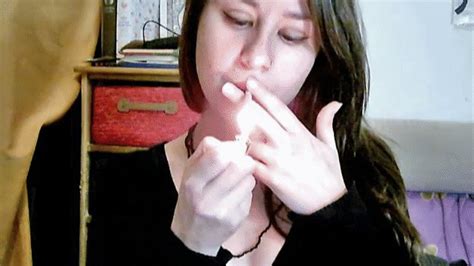Miss Bohemian Amateur Smoking Rolled Cigarette In The Morning Fetish Hd