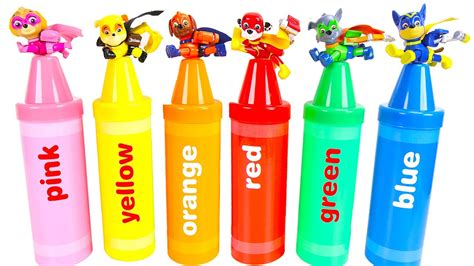 Paw Patrol Super Pups Play With The Biggest Crayons Ever And Learn