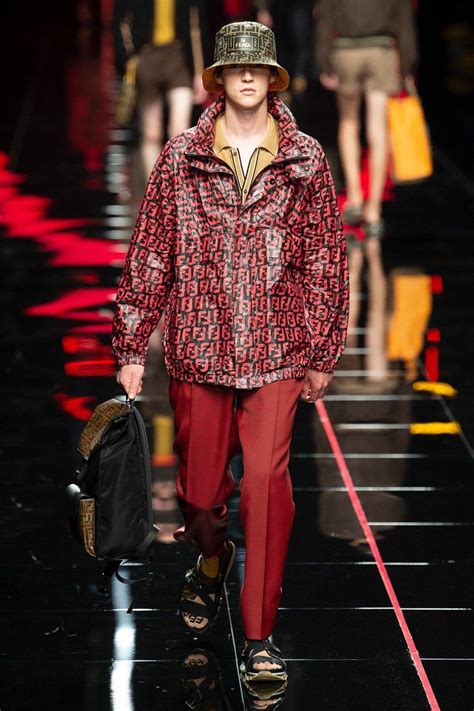 Fendi Spring 2019 Menswear Collection Runway Looks Beauty Models