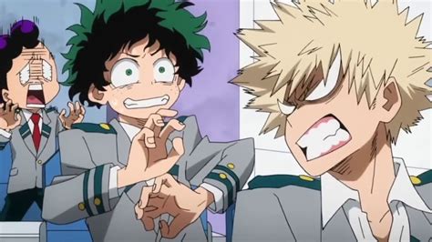Every time deku gets stronger, i grit my teeth to keep from falling behind. bakugo being angry for 2 minutes - YouTube