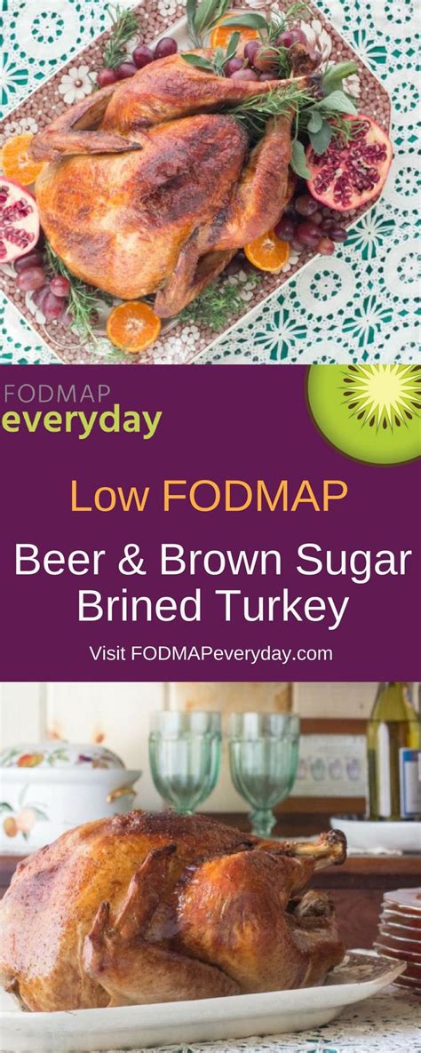 Beer And Brown Sugar Brined Turkey Recipe Fodmap Friendly Recipes