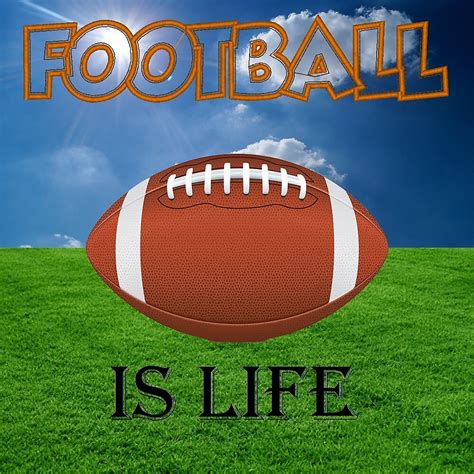 Football Is Life By Michael Giannone Redbubble