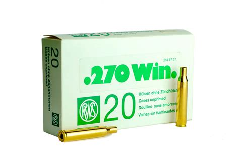 Empolotez Signature Firearms Rws Cartridge Cases 270 Win X 20 Rnds