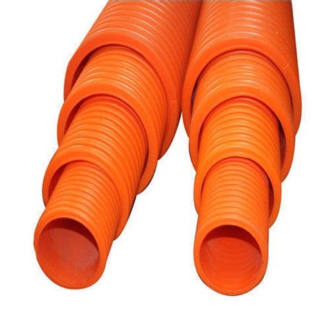 Conform to international standards organization (iso). HDPE 4 Inch DWC Pipe, For Construction, Length Of Pipe: 6 ...