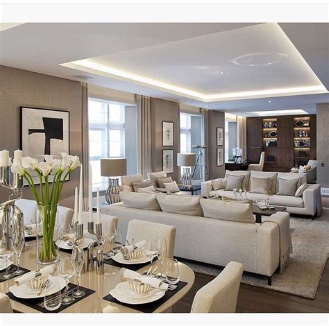 Working with a small space can be tough when it comes to knowing how to combine livingroom and d. Open space living room, dining room and computer room ...