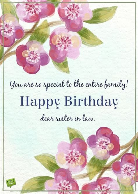 All the good wishes to you, the sister of my heart. Birthday Wishes for Your Sister-In-law