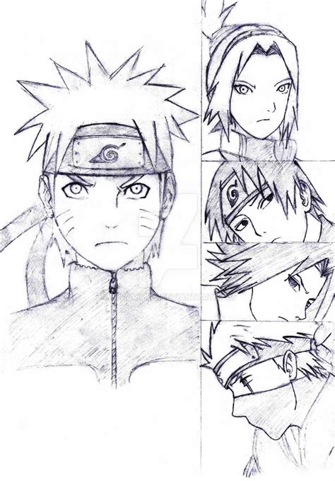 Naruto Shippuden Sketch By Yukarimas On Deviantart