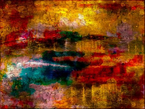 Wallpaper Colorful Painting Bay Abstract Texture Art Autumn