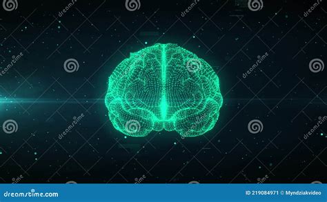 3d Animation Graphic Design Of Brain And Brain Stem 3d Animation Of