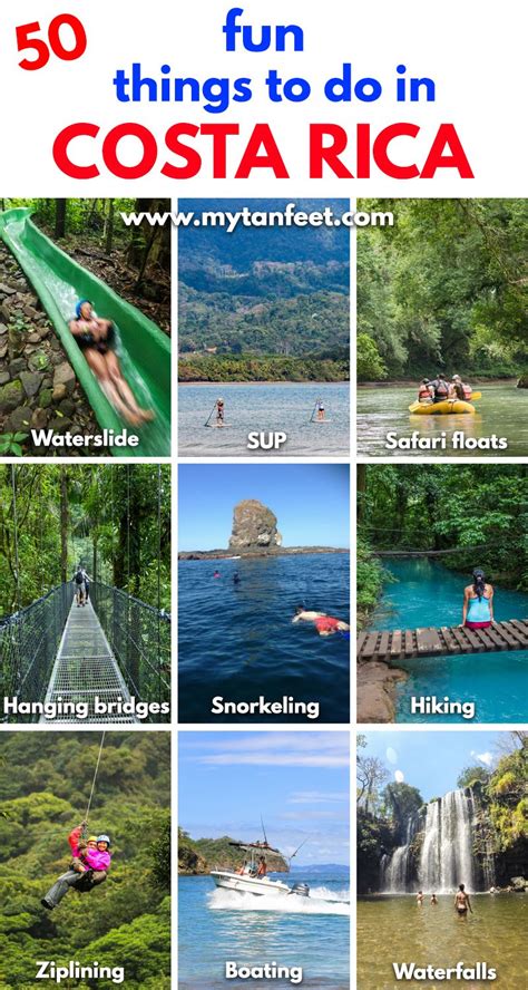 50 Amazing Things To Do In Costa Rica Costa Rica Vacation Visit