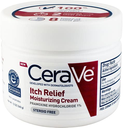 Cerave Itch Relief Moisturizing Cream 12 Oz Pack Of 6