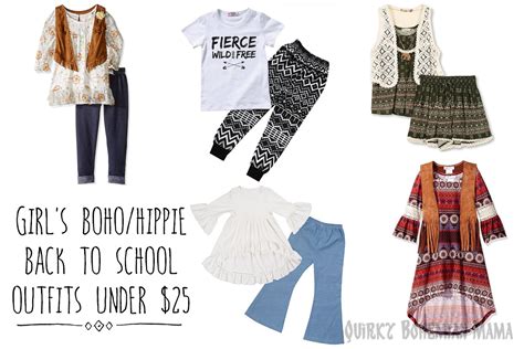 Girls Bohohippie Back To School Outfits Under 25 With