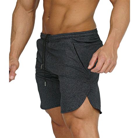 Everworth Mens Gym Workout Boxing Shorts Running Short Pants Fitted Training Bodybuilding Jogger